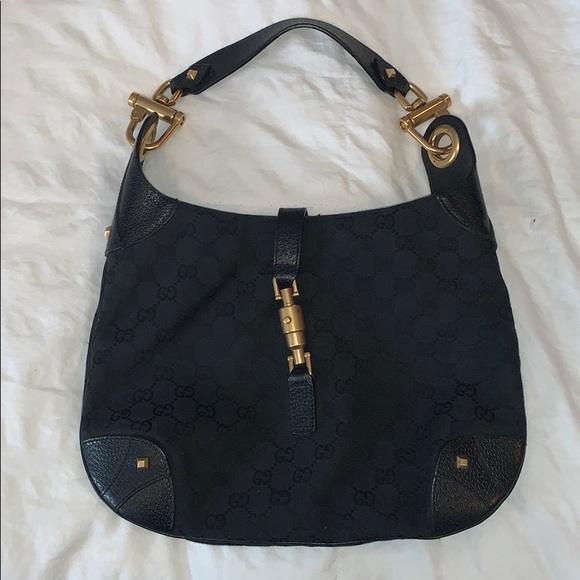 Gucci Handbags - Authentic Black Jackie Gucci bag